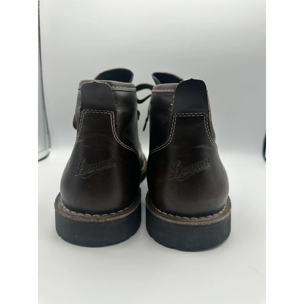 Danner Boots Mens 10.5 Brown‎ Leather Wolf Creek Chukka Vibram Sole Lace Up
